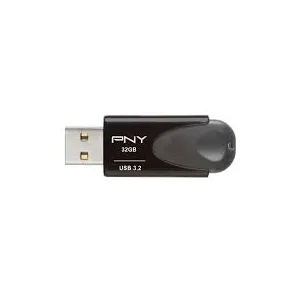 PNY 64GB Elite Turbo Attache 4 USB 3.2 Flash Drive – High Speed, Lightweight & Compact Pen Drive