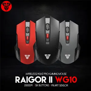 Fantech Raigor II WG10 Wireless Gaming Mouse with PixArt Sensor & Adjustable DPI for PC and Laptop