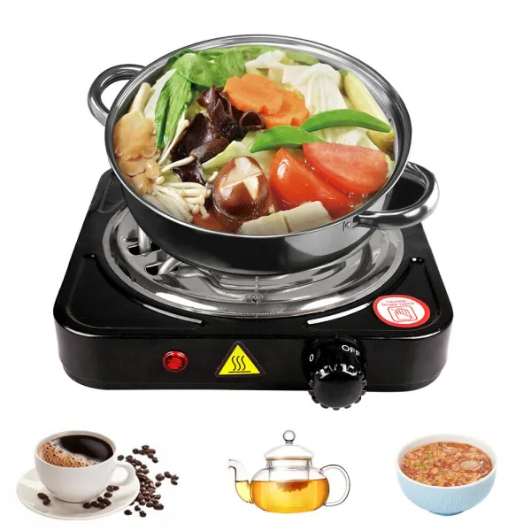 Single Burner Electric Hot Plate Stove 1500W – Black Color 