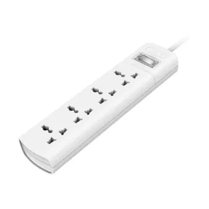 Huntkey SZM401 – 4-Port Universal Power Strip with Surge & Overload Protection