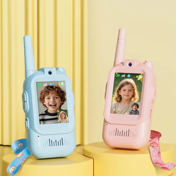 Video Walkie Talkies for Kids – 2-in-1 Voice & Video Communication Toy 