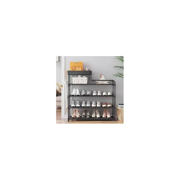 Multifunctional Free-Standing Shoe Rack – 4/5 Tier Storage Organizer 