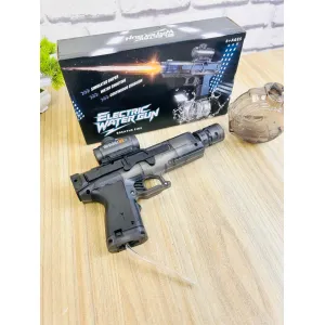 Ice Rat Electric Water Gun – Automatic Rechargeable Water Blaster with LED Lights 