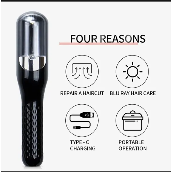 Split-Ender Mini Automatic Split End Trimmer – Cordless Hair Repair & Damaged End Remover