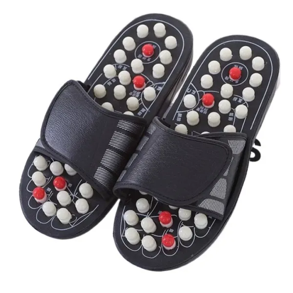 Acupressure Paduka Spring Sandal | Foot Reflexology Massage Slippers | Magnetic Health Massage Slipper 