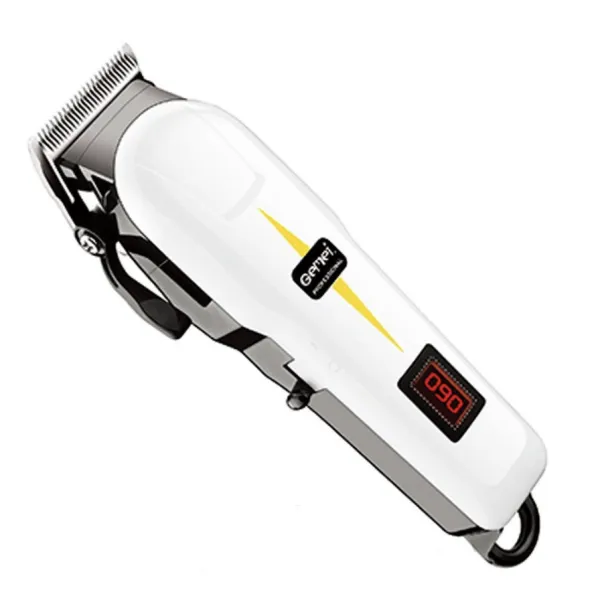 Geemy GM-6008 Rechargeable Professional Hair Clipper & Trimmer for Men with Digital Display
