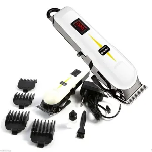 Geemy GM-6008 Rechargeable Professional Hair Clipper & Trimmer for Men with Digital Display
