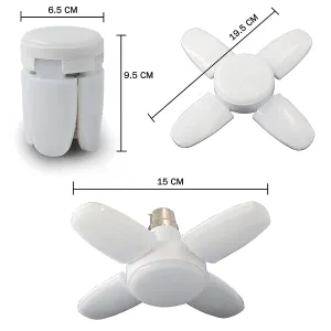 Foldable Fan Blade LED Bulb – 360° Adjustable, Energy-Efficient Lighting