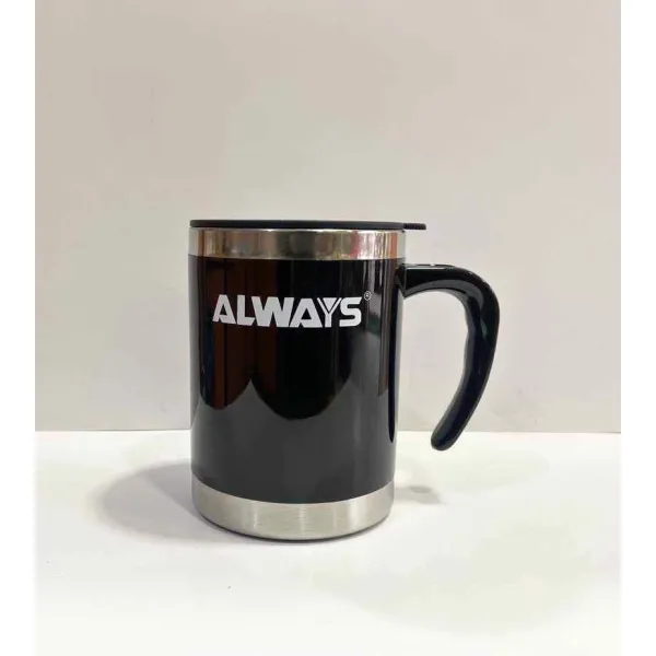 New Stainless Steel Always Warm Travel Cup – 400ml Durable Thermal Mug for Hot & Cold Drinks