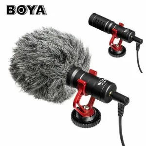 Boya BY-MM1 Compact Shotgun Microphone – High-Quality Audio for Vlogging & Content Creation