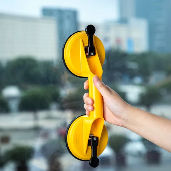 Professional Two-Claw Glass Sucker – Heavy Duty Vacuum Suction Cup Lifter for Glass, Tiles & Granite