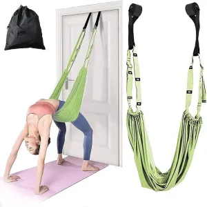Professional Yoga Aerial Swing & Door Hanging Rope – Heavy-Duty Stretching Hammock for Anti-Gravity Yoga & Flexibility