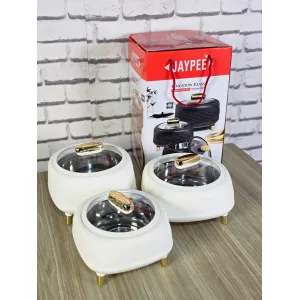 Jaypee Kingston Klass 3-Piece Insulated Casserole Set – Premium Designer Hotcase for Your Dining Table