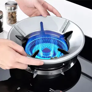 Energy Saving Gas Stove Cover /Windproof Disk/Wind Proof Gas Burner Disk Windproof Gas Stove Burner, Concentrates Flame,