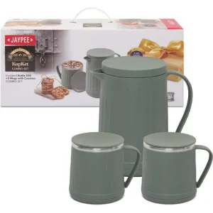 Jaypee KupKet Premium Insulated Kettle & Mug Combo Set – Elegant 3-Piece Hot & Cold Beverage Server