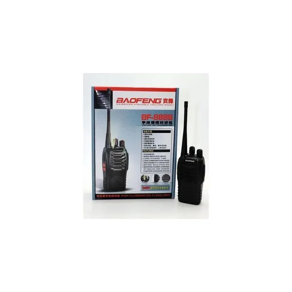 Baofeng BF-888S Walkie Talkie – 16 Channel Handheld Two-Way Radio with Flashlight