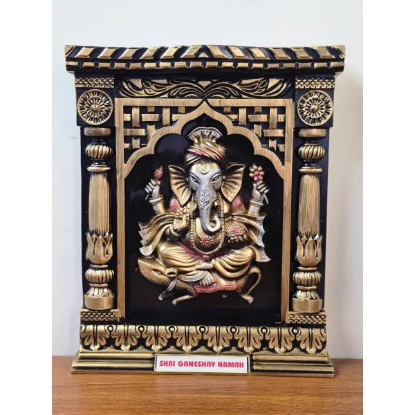 Decorative 3D Radha Krishna, Shiv Parvati & Ganesh Wall Hanging – Murlidhar Spiritual Home Decor Showpiece