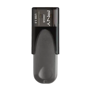 PNY Turbo 256GB USB 3.1 Flash Drive – High-Speed Memory Stick with Sliding Collar Design, Up to 10x Faster