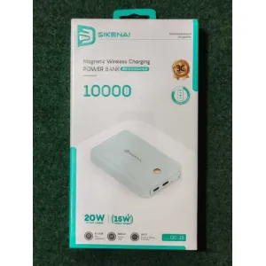 SIKENAI QS-15 10000mAh Portable Power Bank – Ultra-Slim Fast Charging External Battery with Digital Display