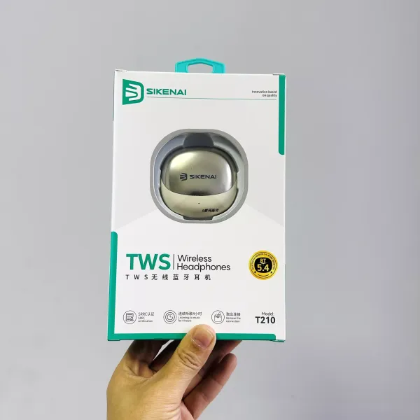 SIKENAI T210 True Wireless Earbuds – Immersive Pure Bass, Smart Touch Control & 280-Hour Standby Battery Case