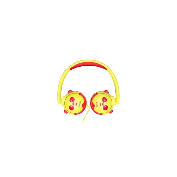 Hoco W31 Cheerful Wired Headphones for Kids – 85dB Volume Limited Hearing Protection, Soft Earcups & Adjustable Headband for School, Travel & Online Learning