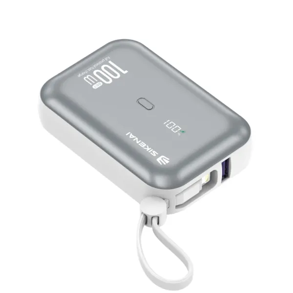SIKENAI CSF-10 Power Bank – 10,000mAh Battery | 100W Super Fast Charging Portable Charger