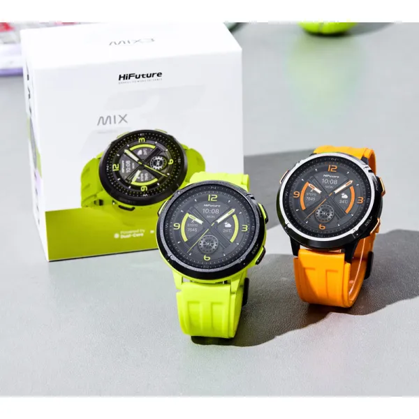HiFuture MIX 3 Smartwatch – 1.43” AMOLED Display | Adventure Smartwatch with 10–12 Day Battery