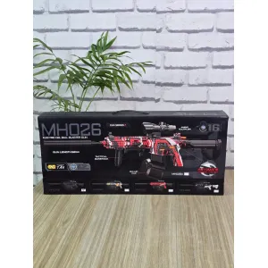 MH025 Electric Gel Ball Blaster Gun – Automatic M416 Style Orbeez Toy Gun with Scope