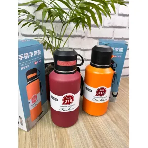 Zhuoyuer Stainless Steel Vacuum Flask – SUS 316 Insulated Water Bottle with Cup Lid