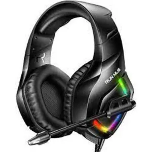 ONIKUMA K18 Gaming Headphone – Wired Stereo Headset with Noise-Canceling Mic & LED Lights