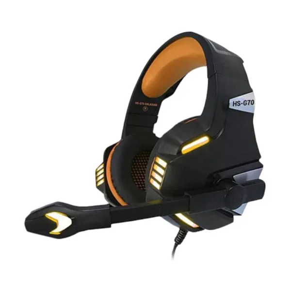 Imperion HS-G70R Galaxian Gaming Headset – Virtual 7.1 Surround Sound RGB USB Headphones