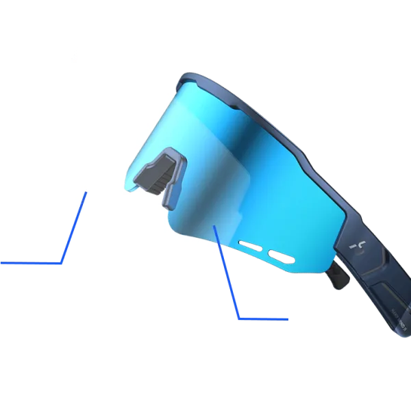 HAKI Wind Bluetooth Audio Sunglasses – UV400 Polarized Sports Glasses with Open-Ear Sound