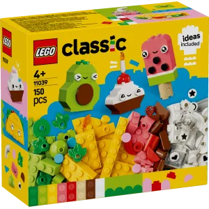 LEGO Classic Creative Food Friends 11039 – 150-Piece Creative Building Set for Kids