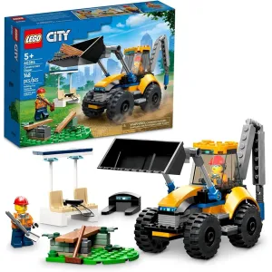 LEGO City Yellow Construction Wheel Loader 60450 – Easy Build Construction Set for Kids 4+