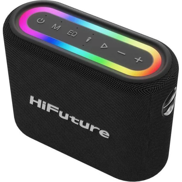 HiFuture Vocalist 200 Multifunction Karaoke Speaker | 100W Ultra-Stereo Sound | Dual Wireless Microphones, Sync-to-Beat RGB Lighting, 12000mAh Battery with Power Bank, IPX7 Waterproof & Bluetooth 5.3