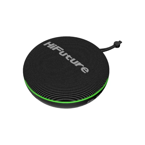 HiFuture Altus 10W Wireless Speaker (True Wireless Stereo | Voice Assistant Support | 8-Hour Battery Life | IPX5 Water-Resistant | Ultra-Portable Design with Carrying Strap)