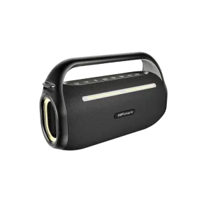 HiFuture Musicbox 100 Multifunction Karaoke Speaker | 70W Powerful Signature Sound | Dual Wireless Microphones, Sync-to-Beat RGB Lighting, 8000mAh Battery with Power Bank, IPX7 Waterproof & Bluetooth 5.3