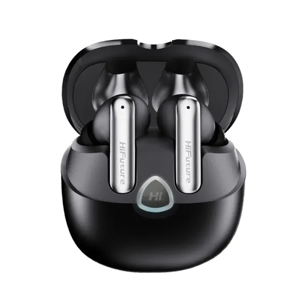 HiFuture SonicAir True Wireless Earbuds | 35H Total Playtime | Bluetooth 5.3, 4-Mic ENC for Crystal Clear Calls, 10mm Dynamic Bass Driver, IPX5 Waterproof & Comfort Fit Design
