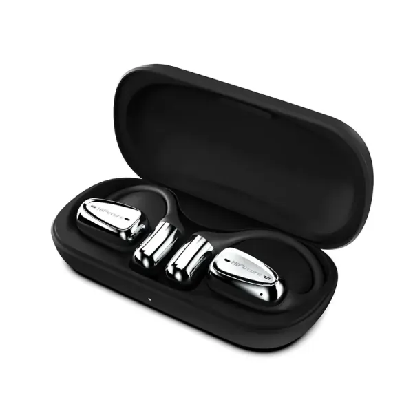 HiFuture Mate 2 Pro Open Ear Wireless Earbuds | 15.4mm Driver with Enhanced Bass | 30H Playtime, 4-Mic ENC for Clear Calls, Bluetooth 5.4, IPX5 Waterproof & Secure Ear-Hook Comfort