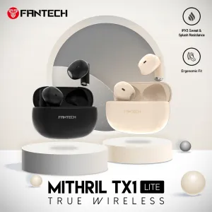 TWS TX1 LITE BLUETOOTH WIRELESS EARBUDS WITH BUILT IN MICROPHONE