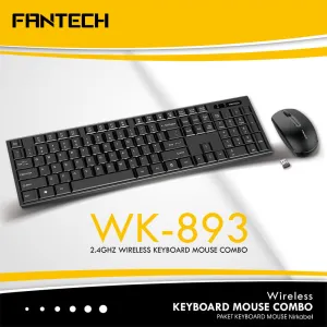 WK893 WIRELESS KEYBOARD AND MOUSE COMBO