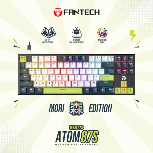 Atom87S MK877S Mori Edition Mechanical Keyboard