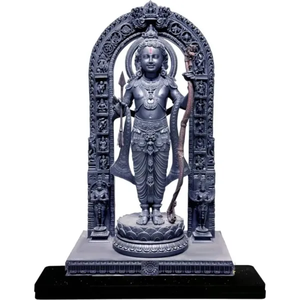 Shree Ram Lalla Idol Ayodhya Replica – Divine Balak Ram Statue for Home Decor & Mandir