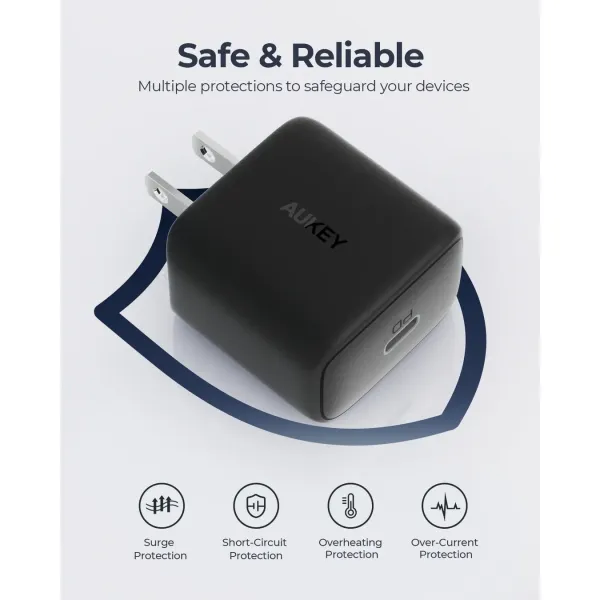 AUKEY 20W Wall Charger PA R1B (20W)