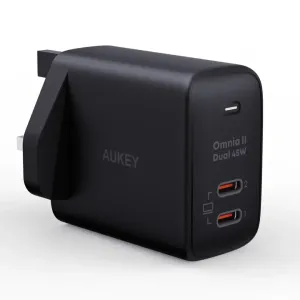 AUKEY 45W DUAL WALL CHARGER. PA-B4T (45W)
