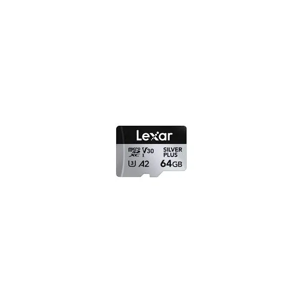 Lexar Professional SILVER PLUS microSDXC UHS‑I Card 64GB