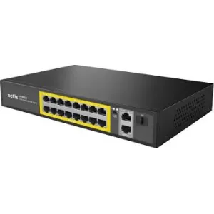 NETIS POE switch 16-Port PoE 2 Gigabit Uplink 1SFP P116GH