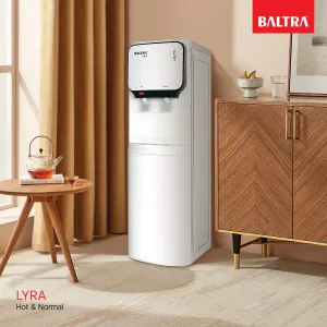 BALTRA Bottom Loading Water Dispenser | Lyra | Hot and normal | ABS body | Power- 550 W (hot) | Voltage- 220-240/50hz | 12 months warranty