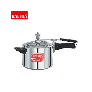 BALTRA Pressure Cooker | Fast Cook | 5 LTR | Automatic safety valve | Better pressure regulation | New improved vent weight | Long lasting sealing ring/gasket | 7 year warranty