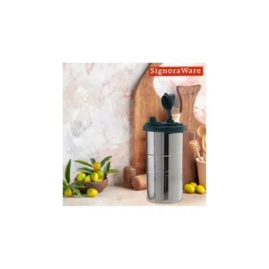 Signoraware Oil Dispenser | Easy Flow Steel | 650 ml
